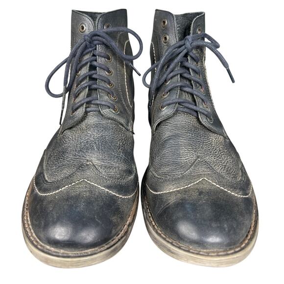 Roan By Bed Stu Men’s Outlaw Grey Leather Wingtip Chukka Boot Size US 12 main image 8